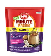 Minute Rasam Garlic